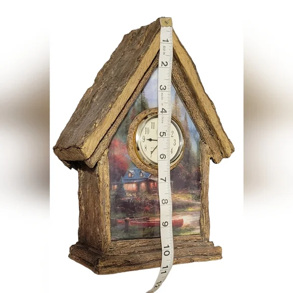 Thomas Kinkade/ Hallmark clock untested - Picture 9 of 10